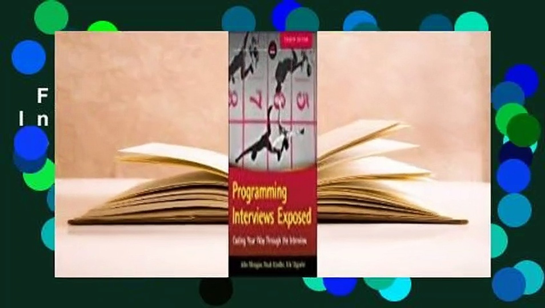 Full E-book  Programming Interviews Exposed: Coding Your Way Through the Interview Complete
