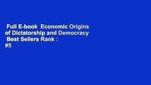 Full E-book  Economic Origins of Dictatorship and Democracy  Best Sellers Rank : #5