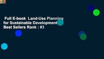 Full E-book  Land-Use Planning for Sustainable Development  Best Sellers Rank : #3