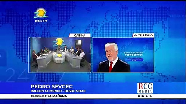 Pedro Sevcec comenta principales temas internacionales