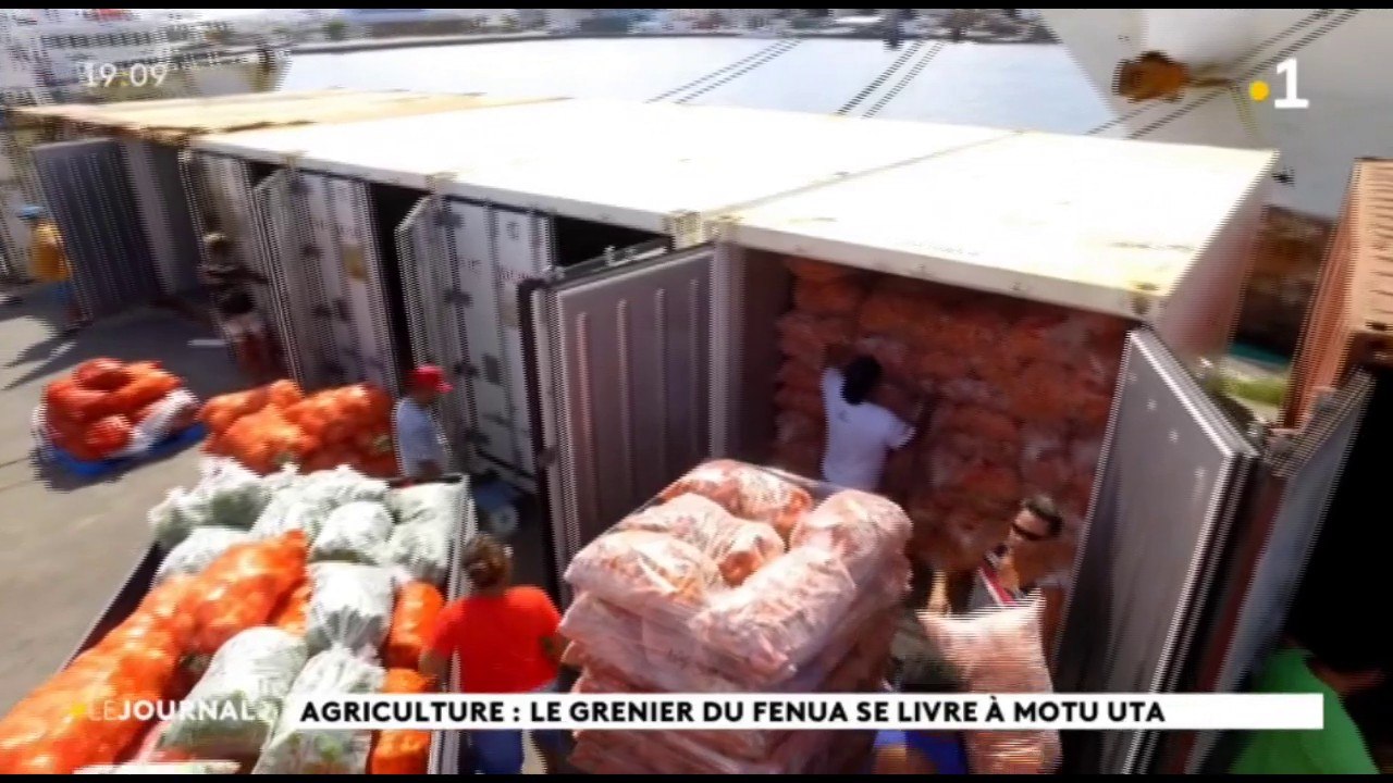 Livraison miraculeuse des Australes, 100 tonnes de nourriture