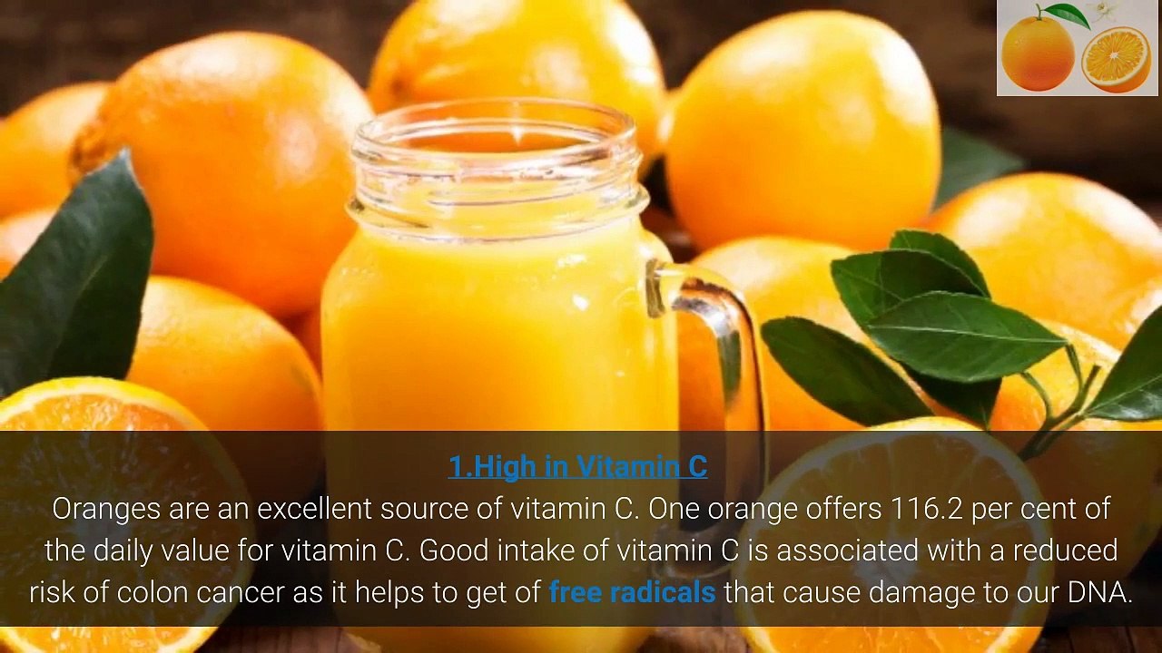 orange fruit benefit