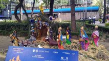 Visitando 'Nacimientos y Piñatas 2019-2020' en Paseo de la Reforma (#V25)