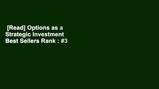 [Read] Options as a Strategic Investment  Best Sellers Rank : #3