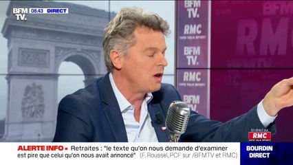 Fabien Roussel estime qu'Emmanuel Macron "n'est plus un président de la République, mais un président de conseil d'administration"