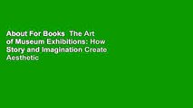 About For Books  The Art of Museum Exhibitions: How Story and Imagination Create Aesthetic