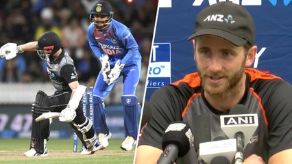 Video herunterladen: IND VS NZ 2020,3rd T20I : Kane Williamson Reacts After Super Over Loss Against India