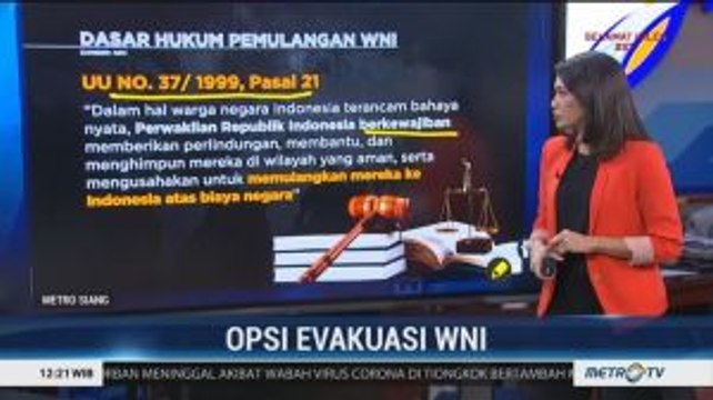 Opsi Evakuasi WNI dari Wuhan