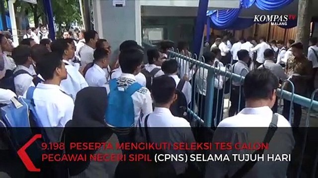 Tes CPNS di Kota Malang, 9198 Rebutkan 335 Posisi