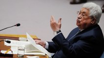 Palestinian president to take Trump's Middle East plan to UN