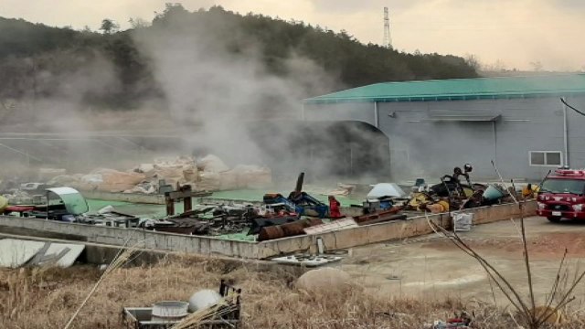 전남 해남 농기계 공장서 염산 200ℓ 누출 / YTN