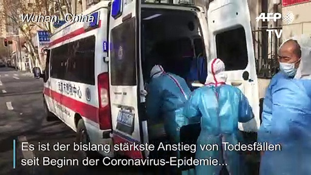 Coronavirus: Stärkster Anstieg von Todesfällen in China