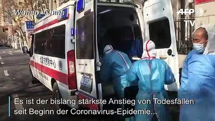 Coronavirus: Stärkster Anstieg von Todesfällen in China