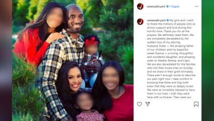 Vanessa Bryant, "devastada" tras la pérdida de Kobe y Gianna