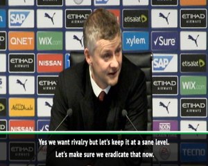 Guardiola and Solskjaer united on their stance against crowd trouble