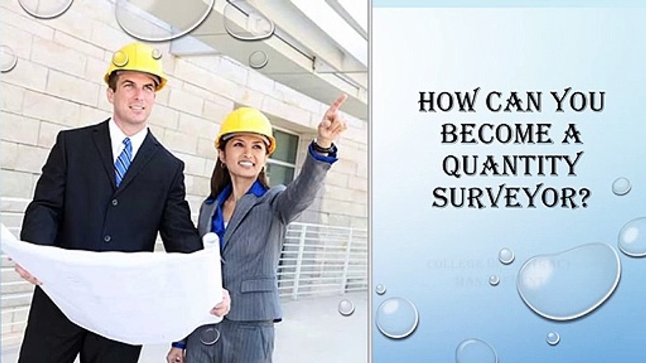 How can you become a Quantity Surveyor