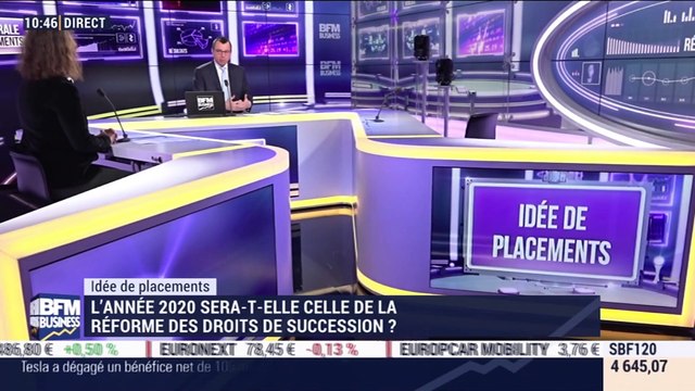 Idées de placements: L'année 2020 sera-t-elle celle de la réforme des droits de succession ? - 30/01