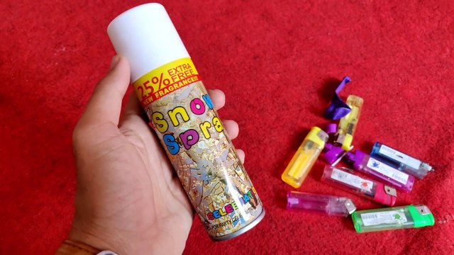 Make World's Smallest And Portable Party Snow Spray In 30 Seconds | Liquid Form Of Snow Spray # MR SGR HECKER