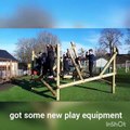 Cranford CE Primary School get new playground equipment with Lottery funding