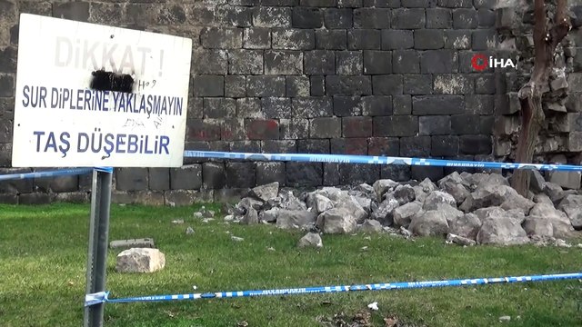 Elazığ depremi UNESCO Dünya Mirası Listesi'nde bulunan surları da etkiledi