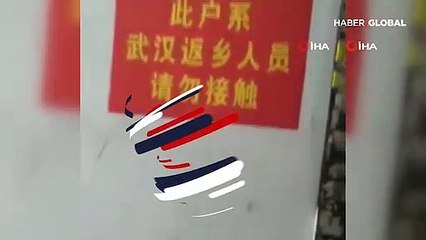 Koronavirüs nedeniyle evlerin mühürlendiği iddia edildi