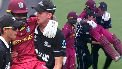 U19 CWC | WI VS NZ | Sportsmanship of New zealand under 19 team