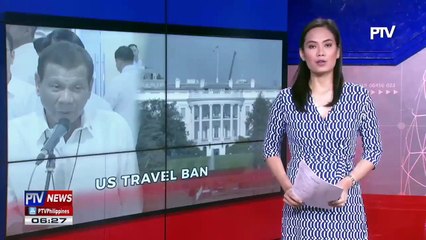 Video herunterladen: Pangulong #Duterte, ipinag-utos sa cabinet members na huwag munang pumunta sa US