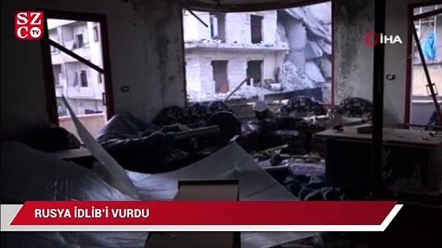 Rus savaş uçakları İdlib'i vurdu: 10 ölü