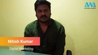 Digital Marketing Course Training Testimonial Video by Nitish Kumar at Ace Web Academy