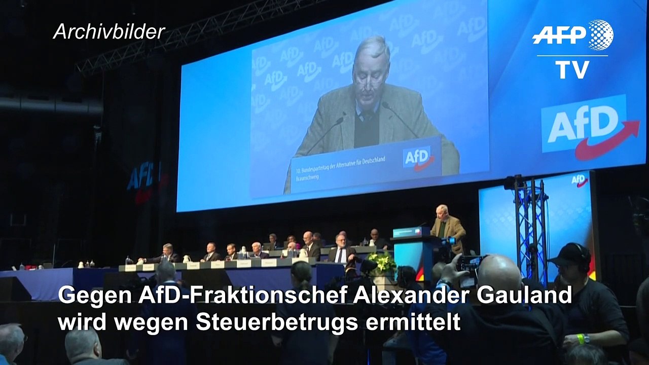 Steuerbetrugs-verdacht gegen gauland: immunität aufgehoben