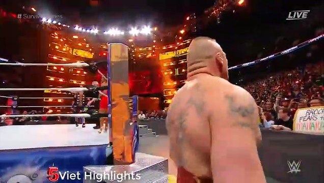 OMG Brock Lesnar And Roman Reigns Destroys AJ Styles