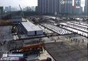 Wuhan'daki ikinci hastanenin inşaatı devam ediyor
