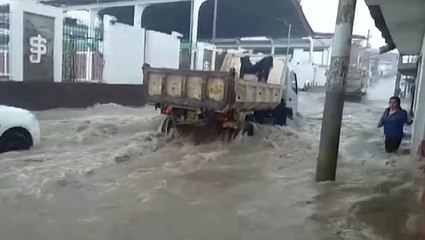 Heavy rain causes a mess in Peru