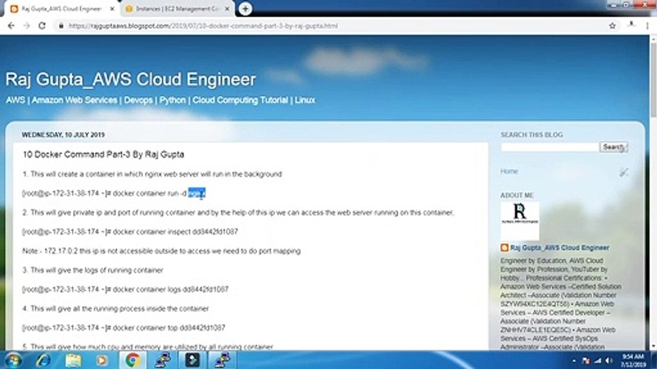 10 Docker Command Part-3