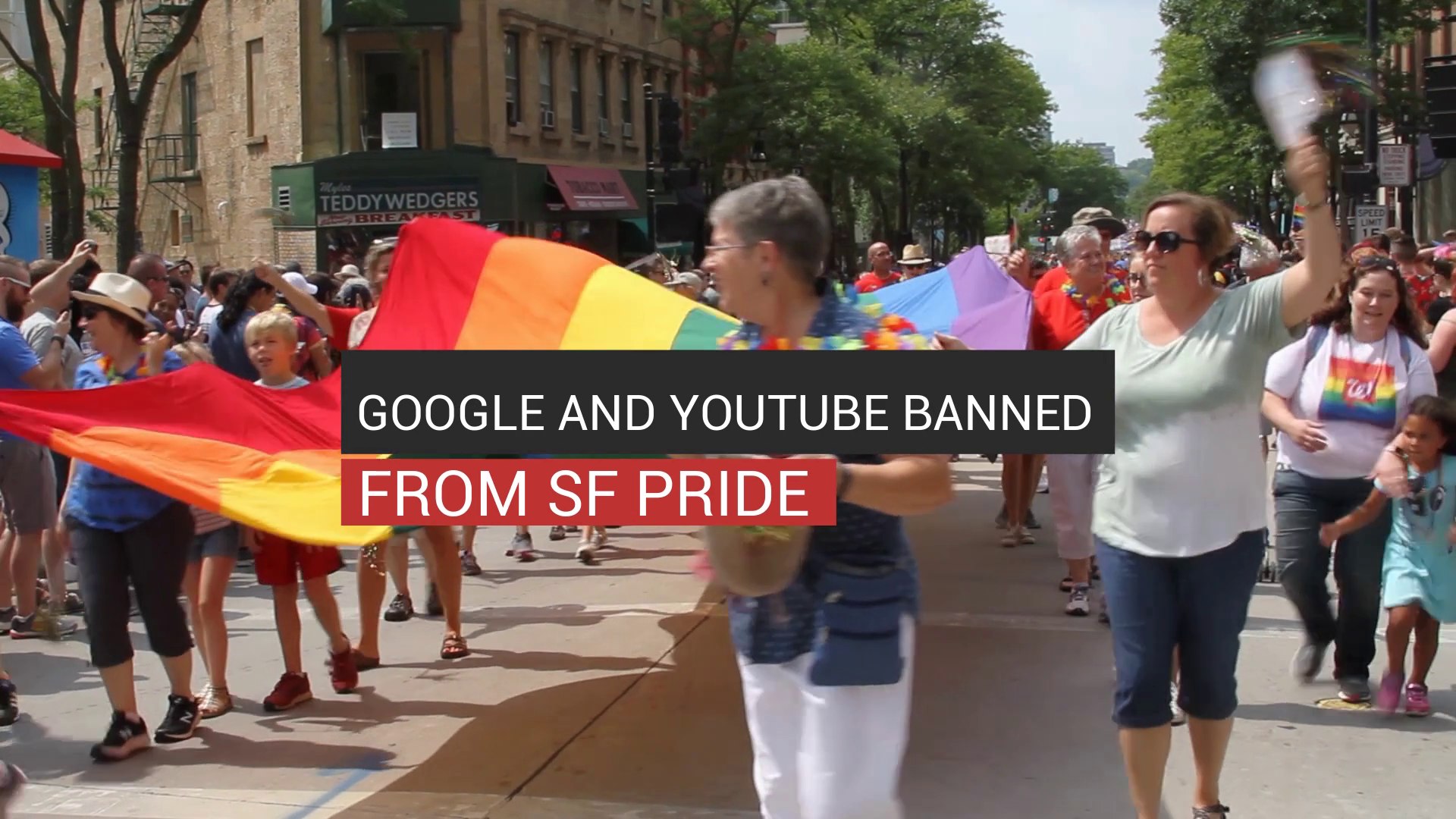 ⁣Google and YouTube Banned From SF Pride