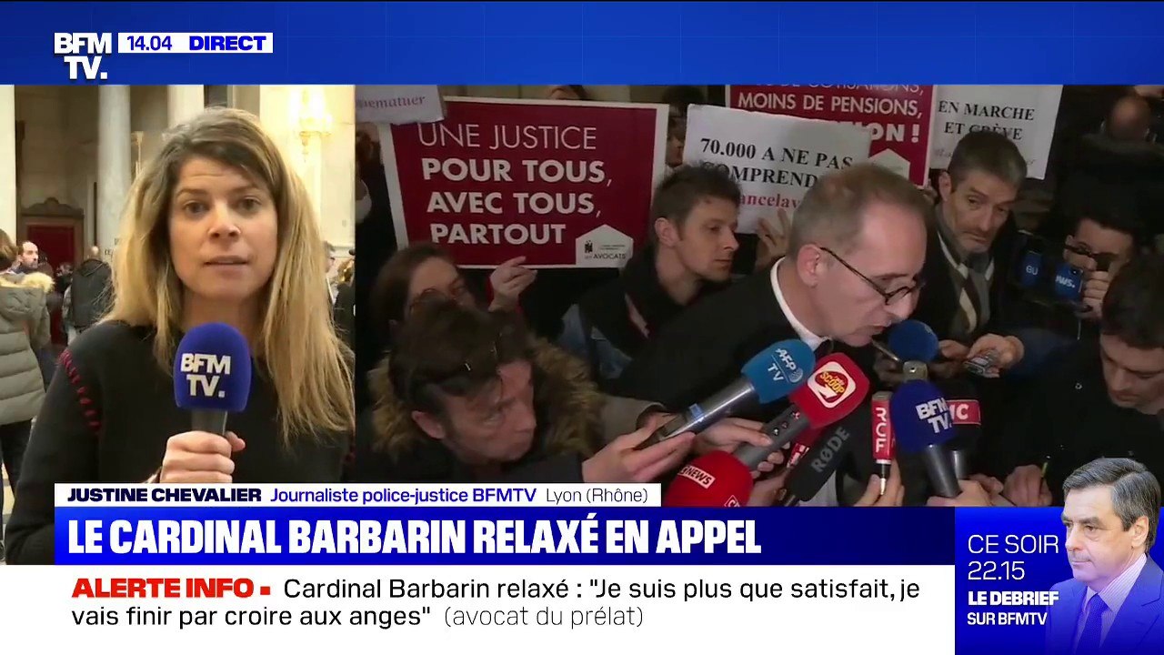 Le cardinal Barbarin est relaxé dans son procès en appel