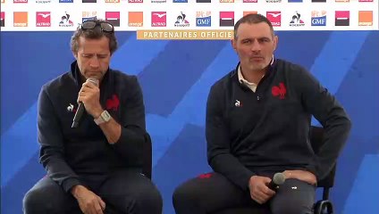 Descargar video: Bouthier et Haouas titulaires avec les Bleus face à l'Angleterre - Rugby - Tournoi - Bleus