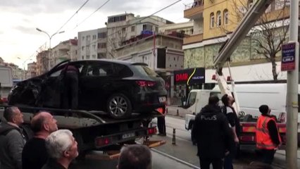 Güngören'de bir kişinin yaralandığı kaza, tramvay seferlerini etkiledi