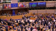 Emotiva despedida a los diputados británicos en el Parlamento Europeo