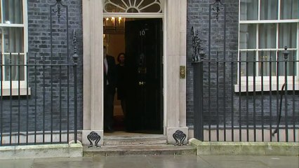 Mike Pompeo departs Downing Street after talks with PM