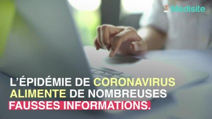 Coronavirus : fake news sur de nouveaux cas français