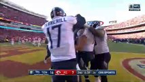 Titans Convert on 4th to Set Up Derrick Henry TD - Dennis Kelly Becomes Biggest Player to Catch Postseason TD! - Dailymotion