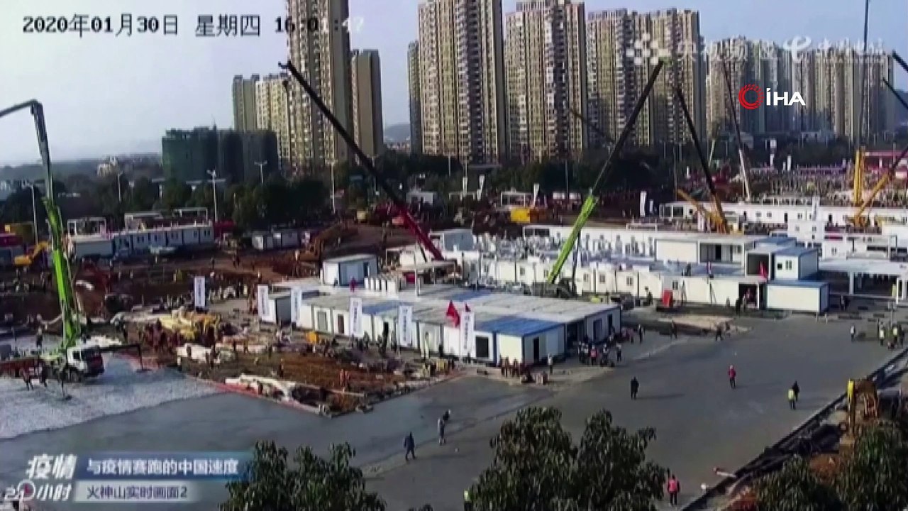 - Wuhan’daki ikinci hastanenin inşaatı devam ediyor