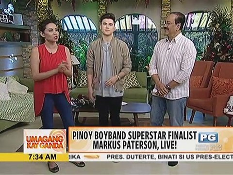 Pinoy Boyband Superstar finalist Markus Paterson, live!