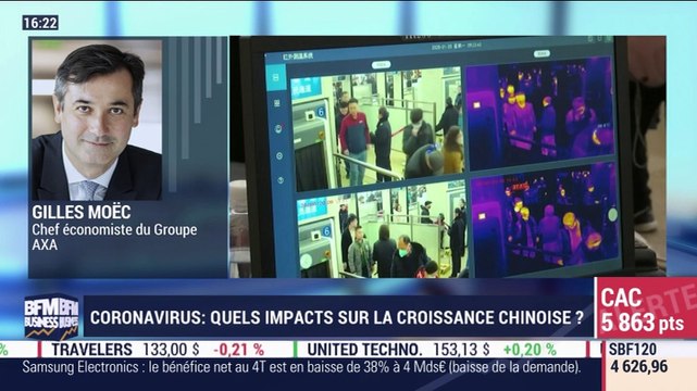 Gilles Moëc (Groupe AXA): Coronavirus, quels impacts sur la croissance chinoise ? - 30/01