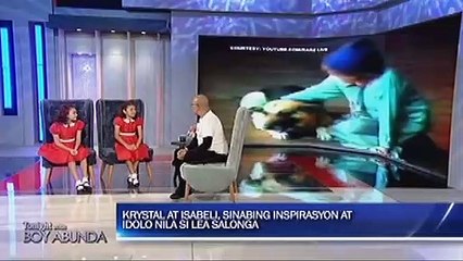 Krystal Brimner and Isabeli Elizalde share why they idolize Lea Salonga