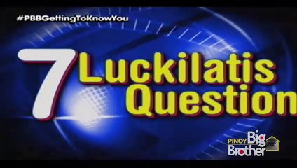 Luis, mas nakilala sa 7 Luckilatis Questions