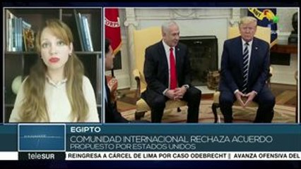Comunidad internacional rechaza Acuerdo del Siglo propuesto por Trump