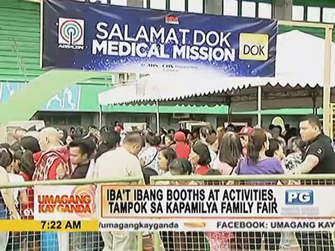 Iba't ibang booths at activities, tampok sa Kapamilya Family Fair