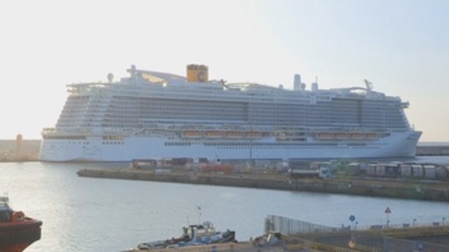 Primeros análisis excluyen caso de coronavirus en crucero en Civitavecchia